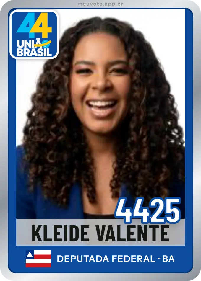 Carta de Kleide Valente, número 4425, União