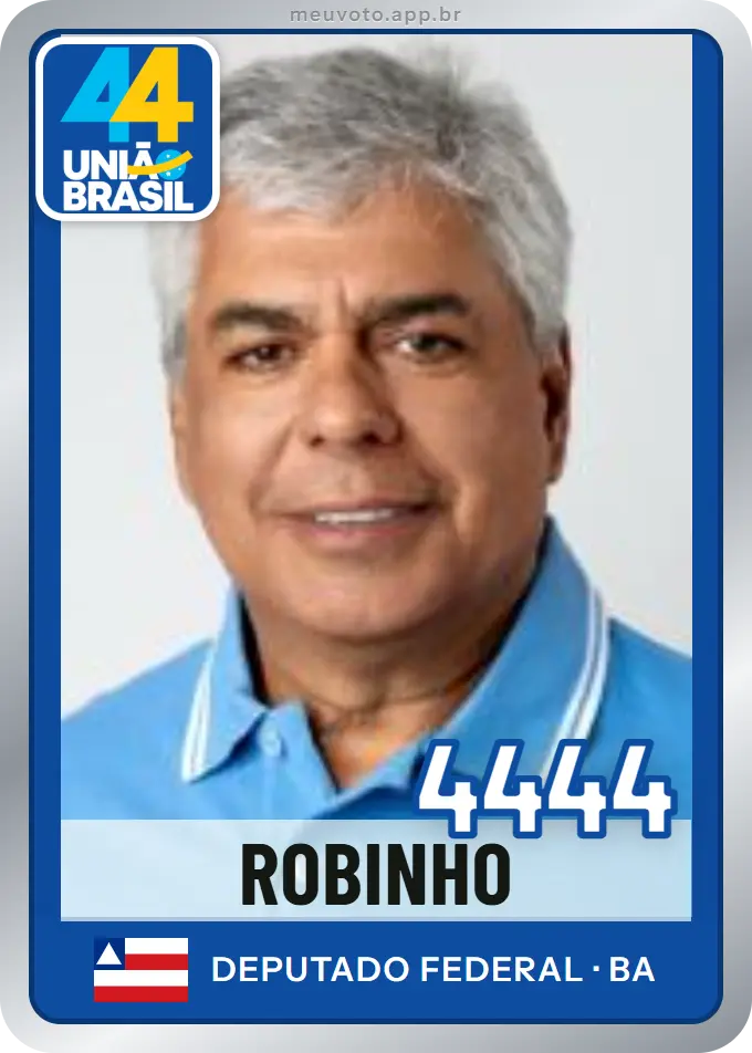 Carta de Robinho, número 4444, União