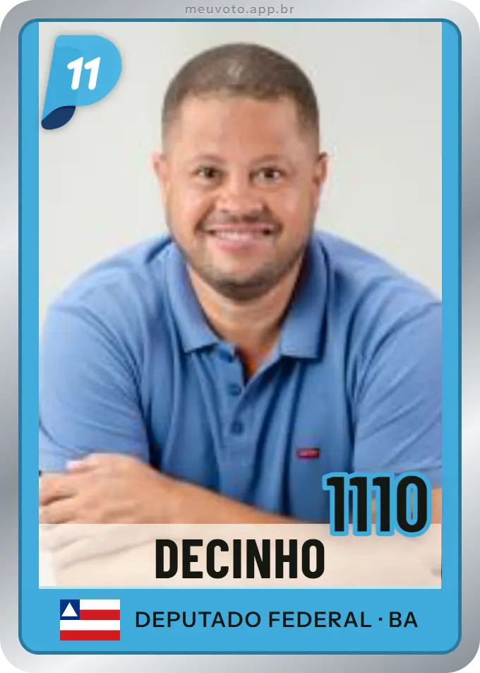 Carta de Decinho, número 1110, PP