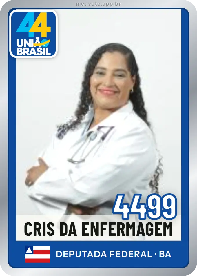 Carta de Cris da Enfermagem, número 4499, União
