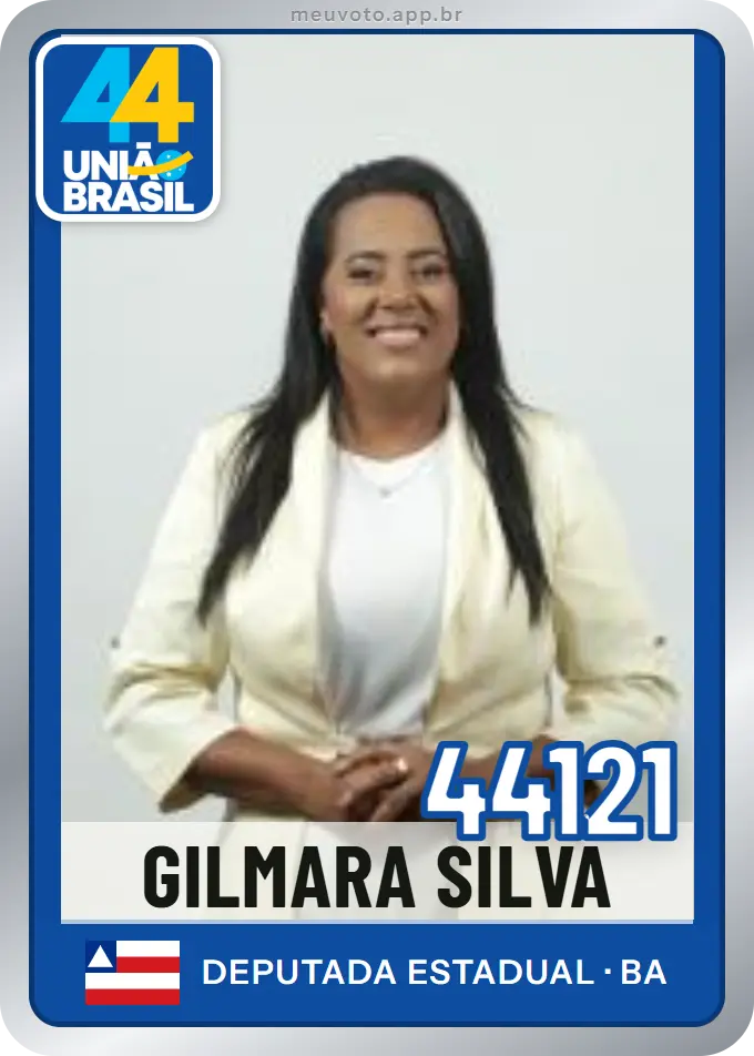 Carta de Gilmara Silva, número 44121, União