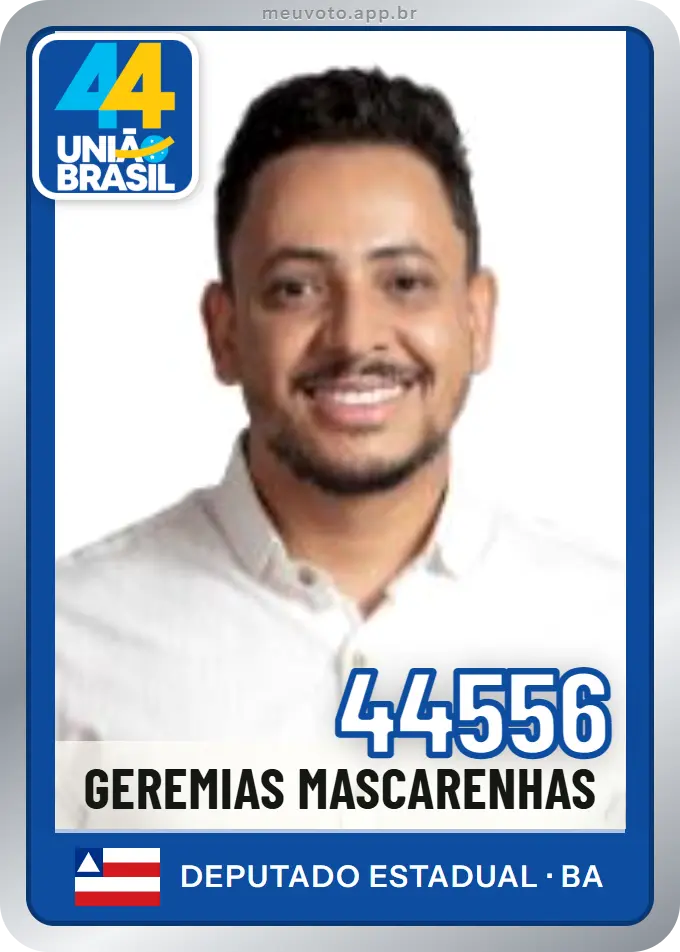 Carta de Geremias Mascarenhas, número 44556, União