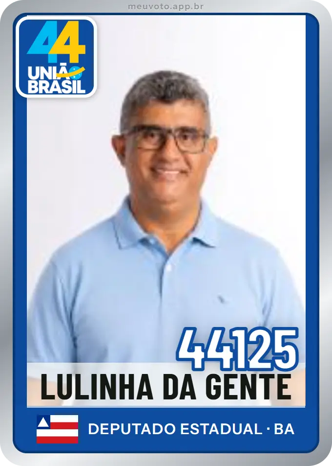 Carta de Lulinha da Gente, número 44125, União