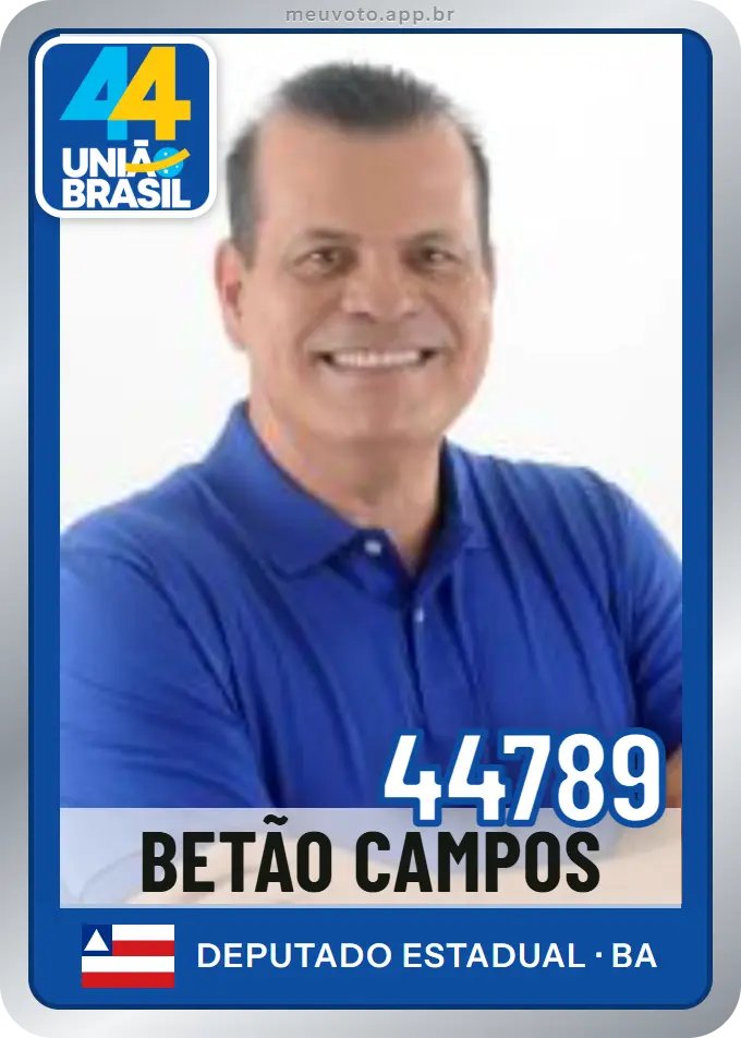 Carta de Betão Campos, número 44789, União