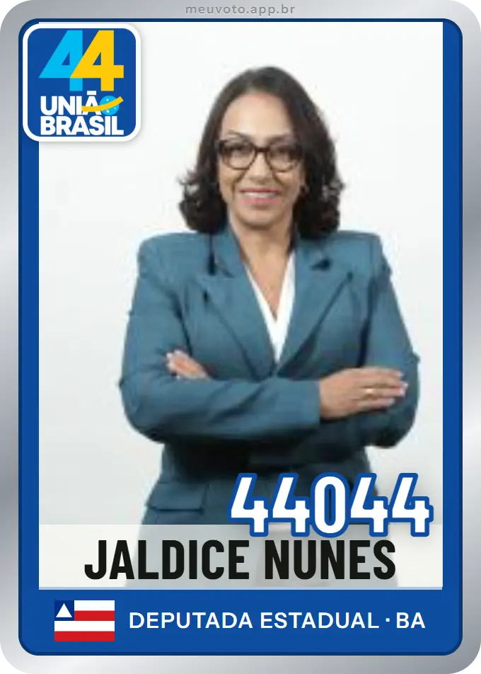 Carta de Jaldice Nunes, número 44044, União
