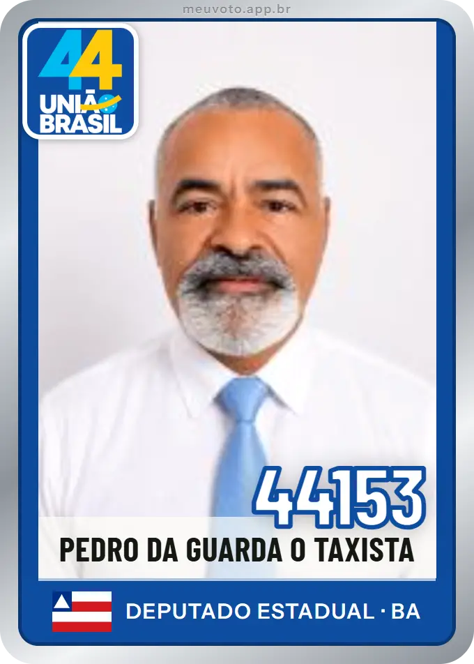 Carta de Pedro da Guarda O Taxista, número 44153, União