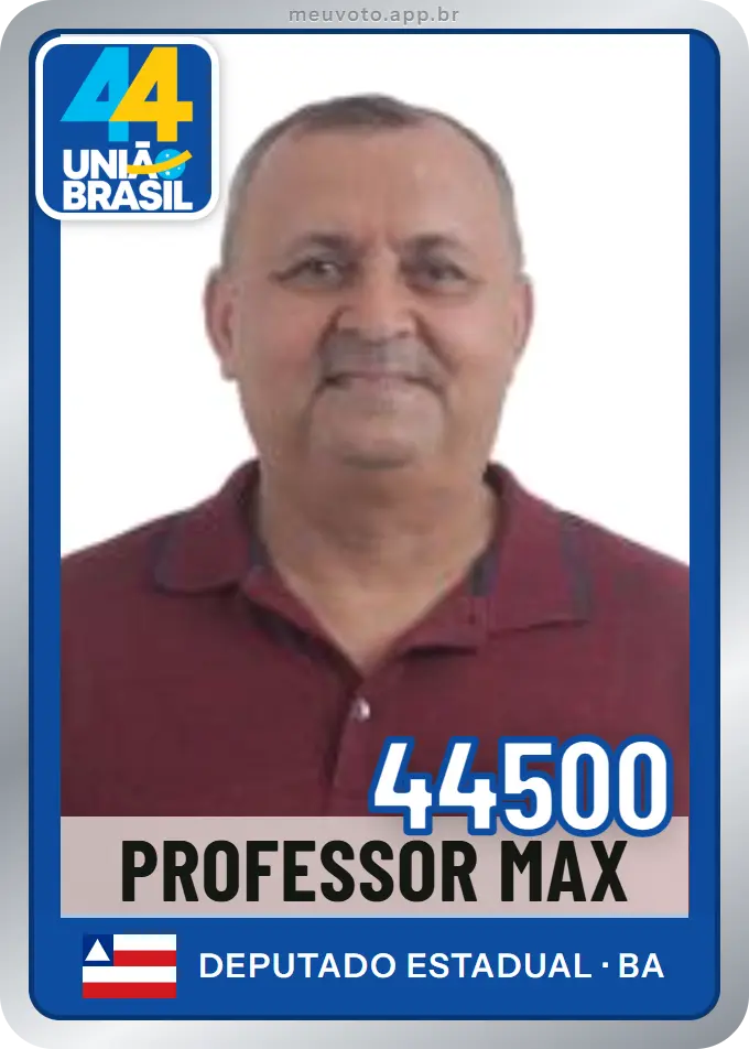 Carta de Professor Max, número 44500, União