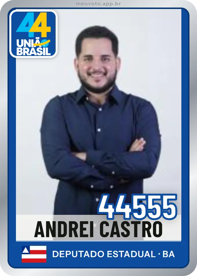 Carta de Andrei Castro, número 44555, União