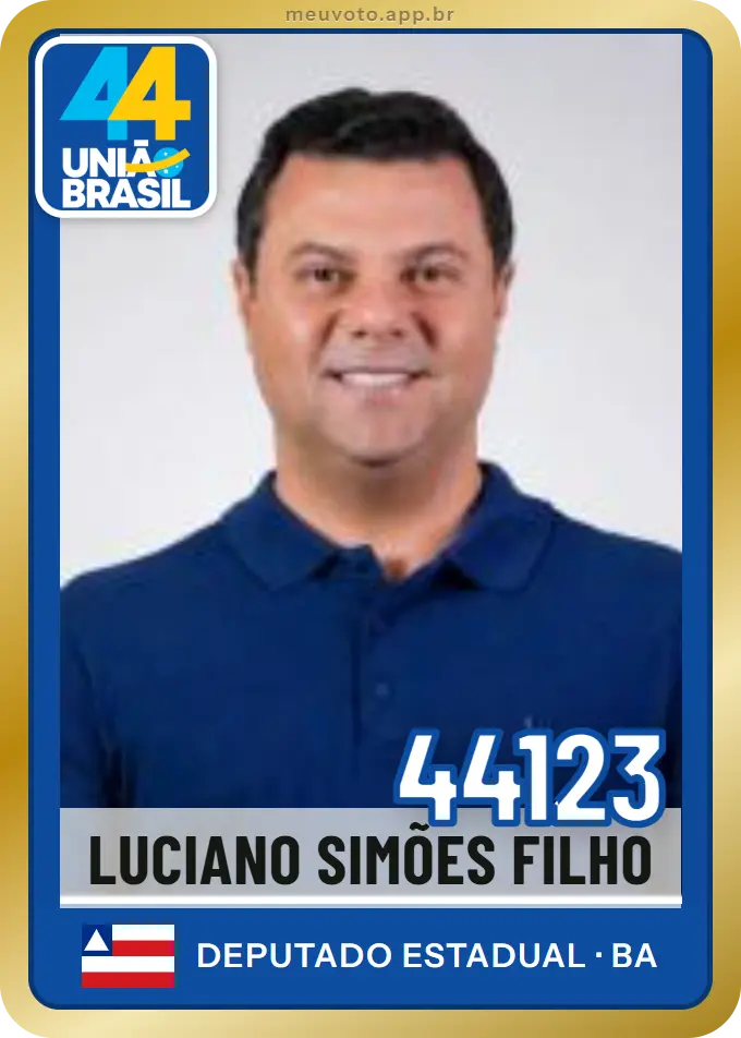 Carta de Luciano Simões Filho, número 44123, União