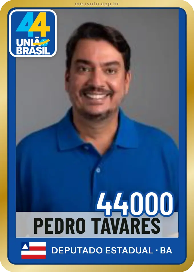 Carta de Pedro Tavares, número 44000, União