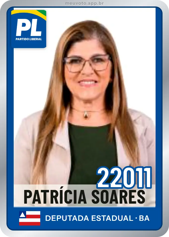 Carta de Patrícia Soares, número 22011, PL