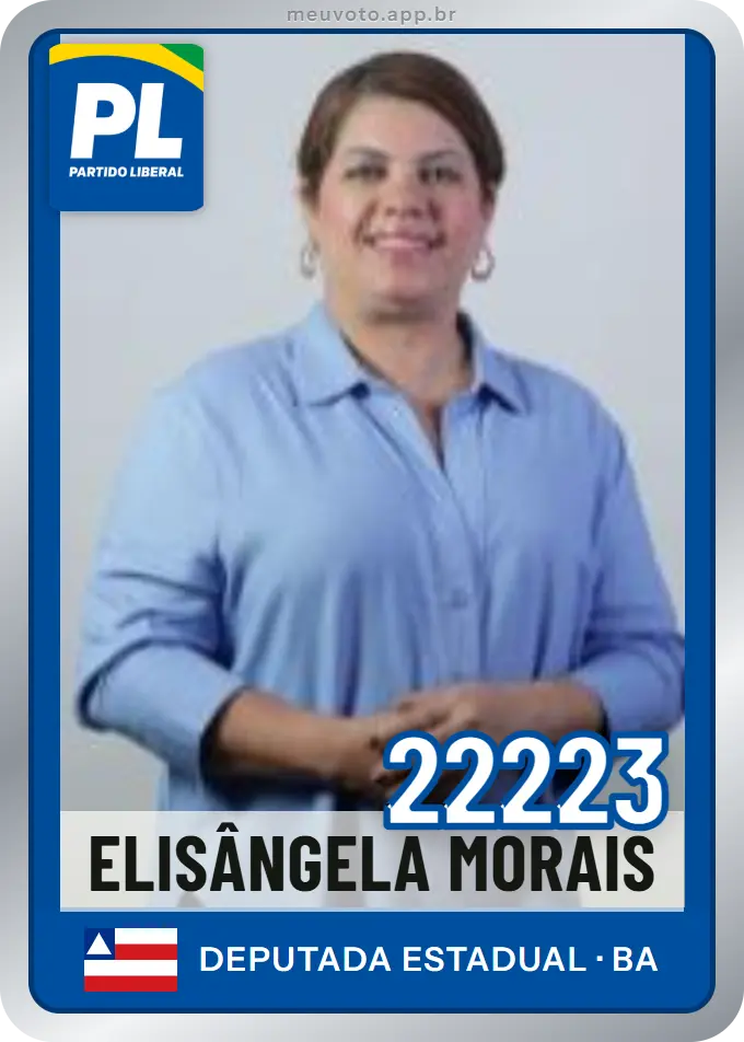 Carta de Elisângela Morais, número 22223, PL
