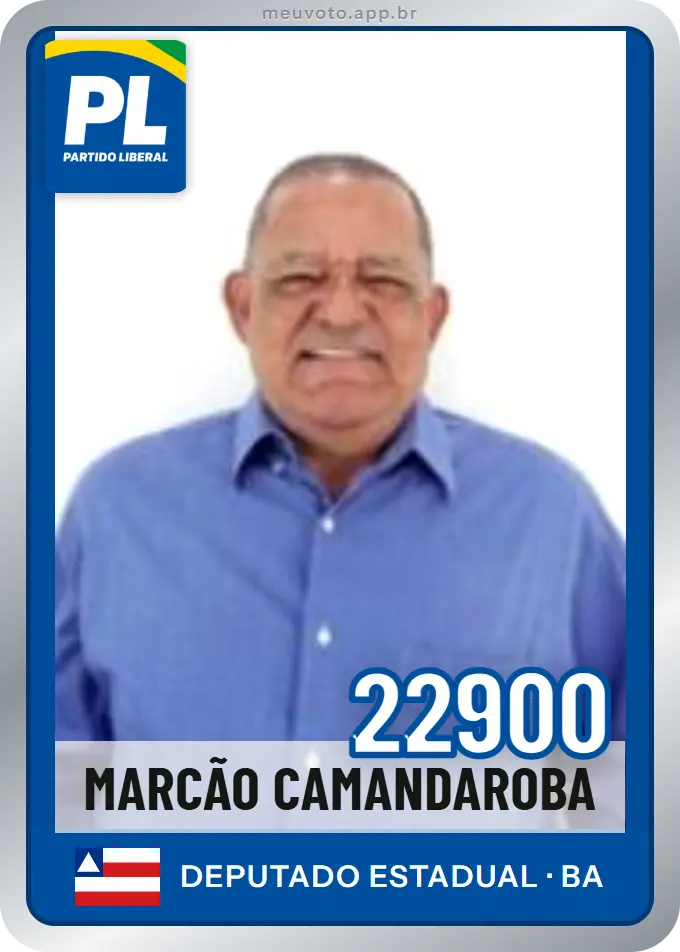 Carta de Marcão Camandaroba, número 22900, PL