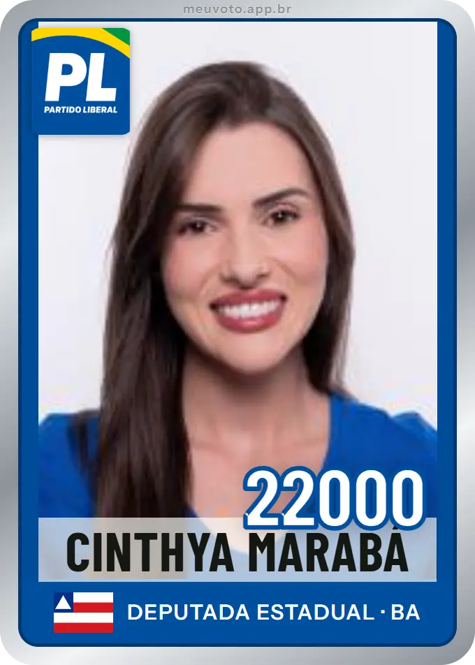 Carta de Cinthya Marabá, número 22000, PL