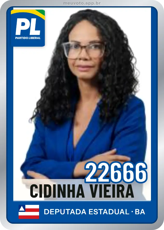 Carta de Cidinha Vieira, número 22666, PL