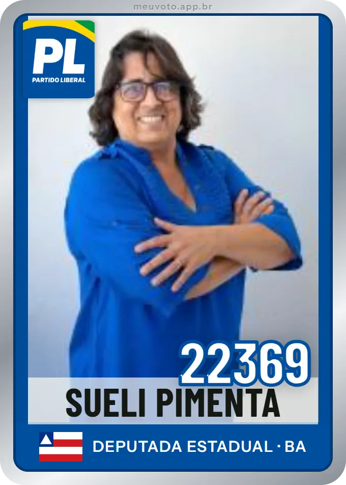 Carta de Sueli Pimenta, número 22369, PL