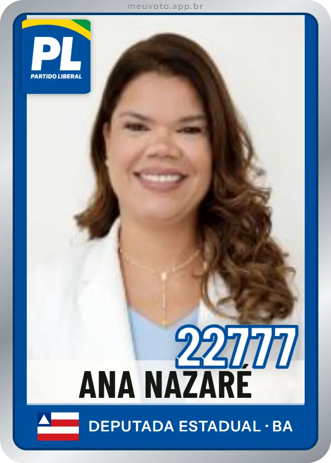 Carta de Ana Nazaré, número 22777, PL