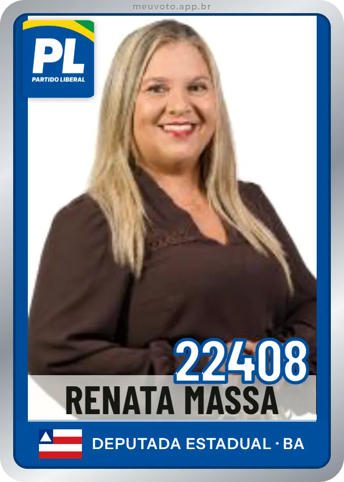 Carta de Renata Massa, número 22408, PL