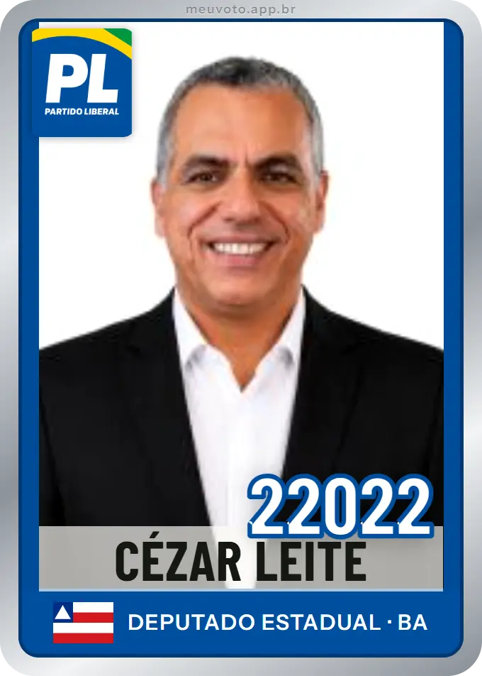 Carta de Cézar Leite, número 22022, PL