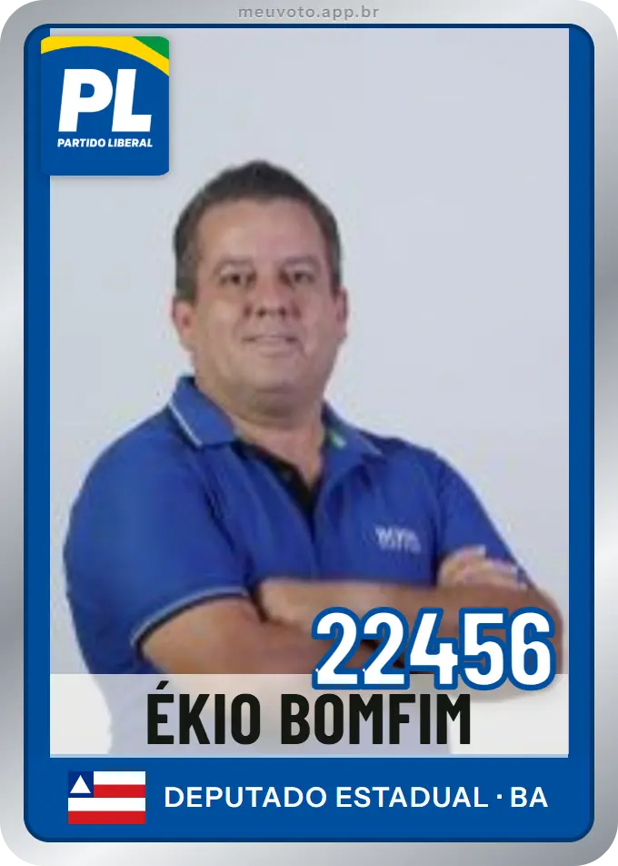Carta de Ékio Bomfim, número 22456, PL