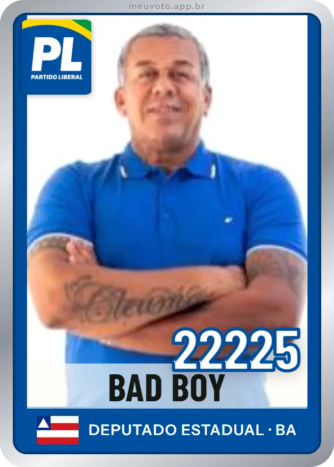 Carta de Bad Boy, número 22225, PL