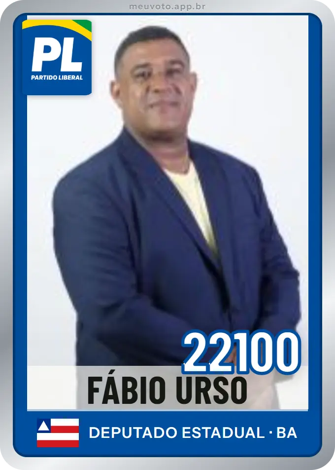 Carta de Fábio Urso, número 22100, PL