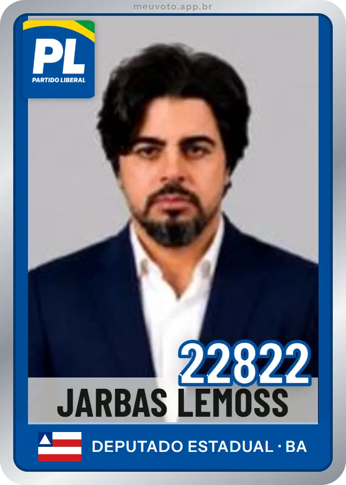Carta de Jarbas Lemoss, número 22822, PL