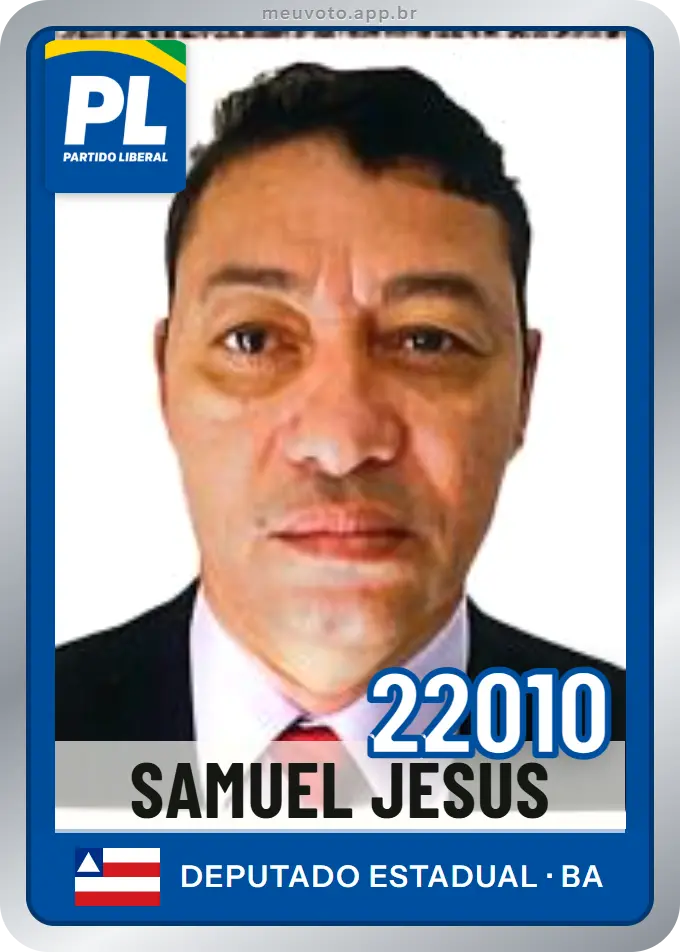 Carta de Samuel Jesus, número 22010, PL