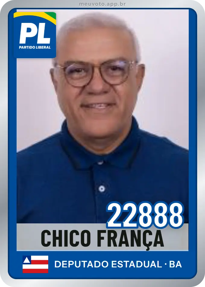 Carta de Chico França, número 22888, PL