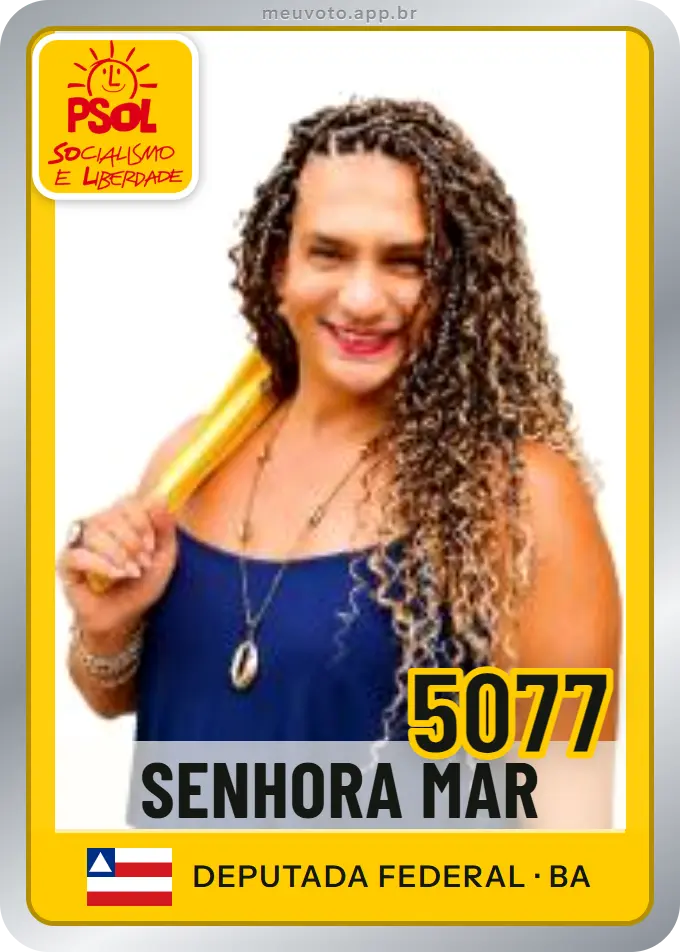 Carta de Senhora Mar, número 5077, PSOL