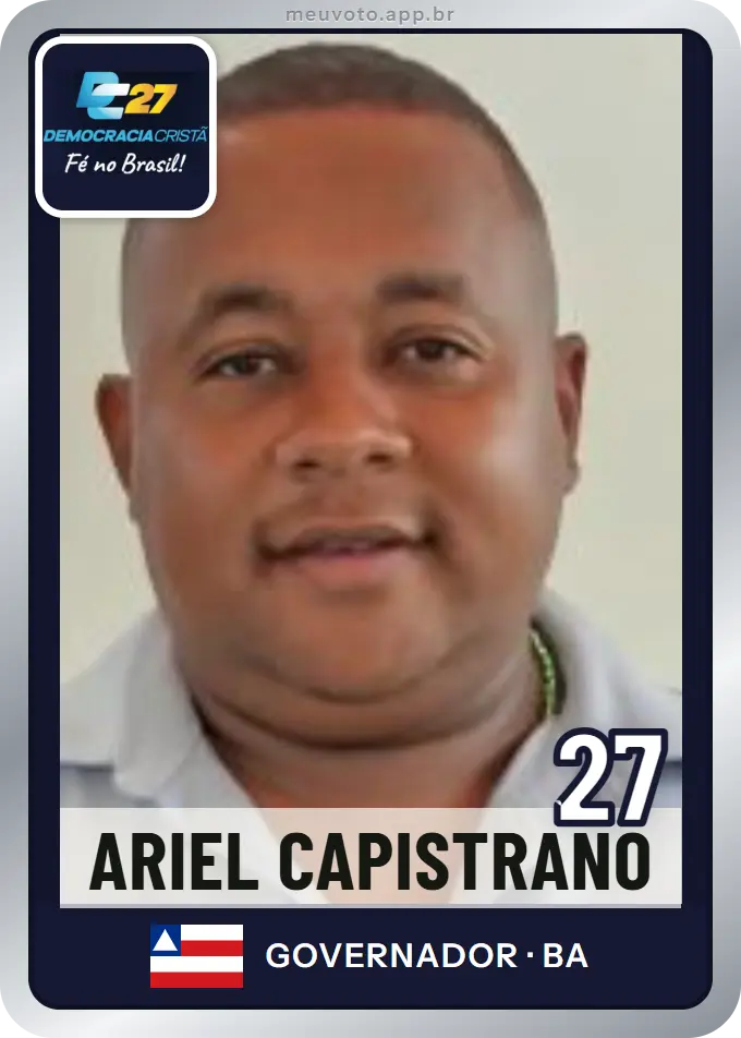 Carta de Ariel Capistrano, número 27, DC