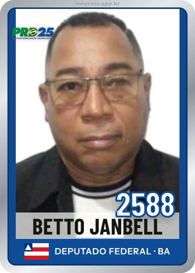 Carta de Betto Janbell, número 2588, PRD