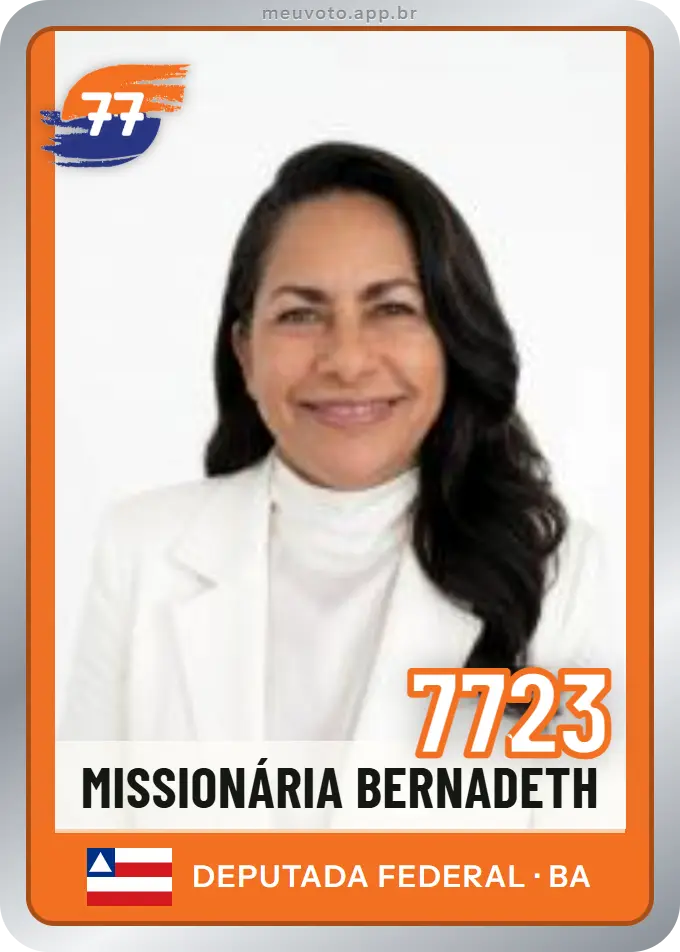 Carta de Missionária Bernadeth, número 7723, Solidariedade