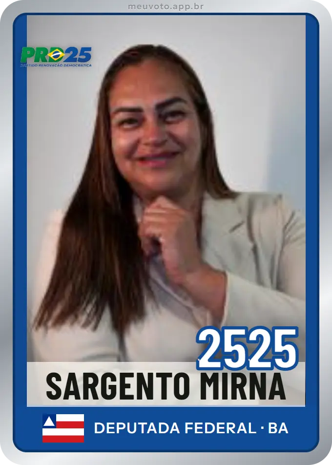 Carta de Sargento Mirna, número 2525, PRD