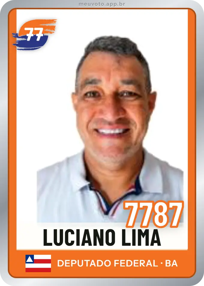 Carta de Luciano Lima, número 7787, Solidariedade