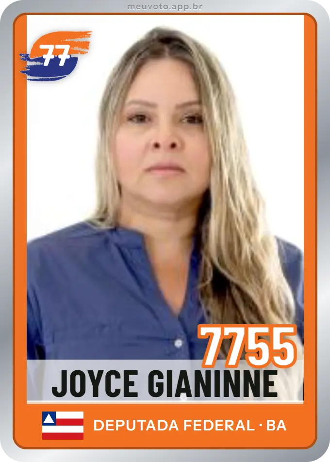 Carta de Joyce Gianinne, número 7755, Solidariedade