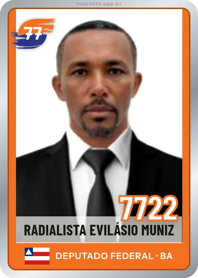 Carta de Radialista Evilásio Muniz, número 7722, Solidariedade