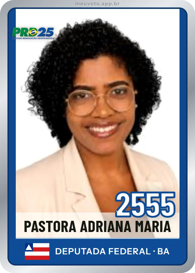 Carta de Pastora Adriana Maria, número 2555, PRD