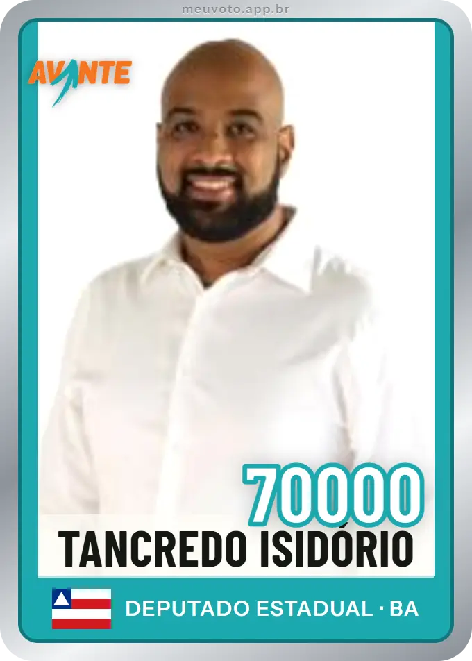 Carta de Tancredo Isidório, número 70000, Avante