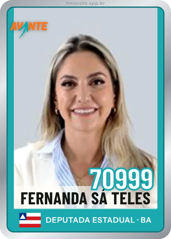 Carta de Fernanda Sá Teles, número 70999, Avante
