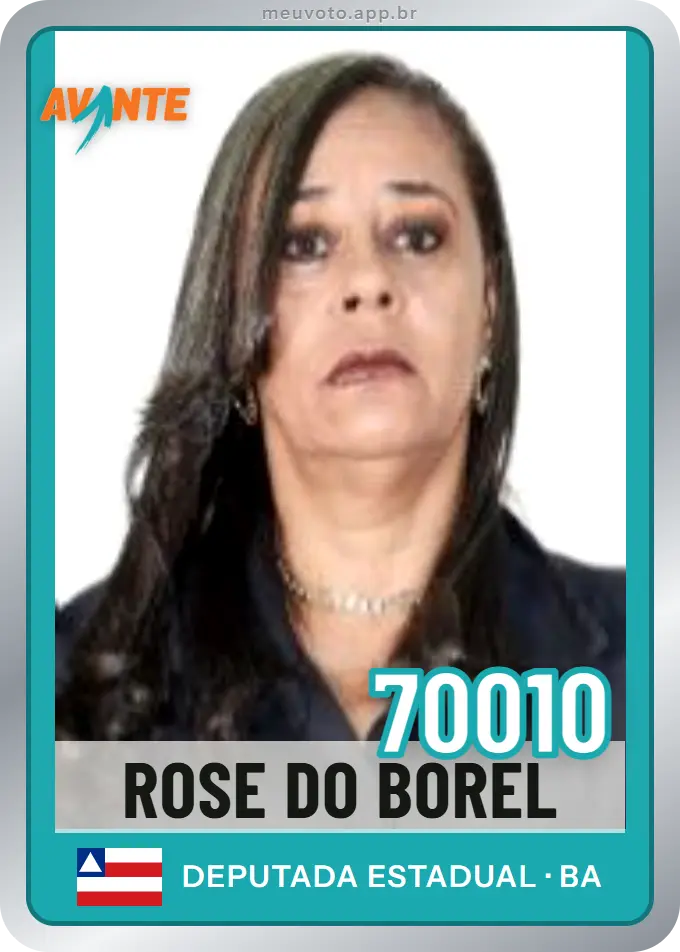 Carta de Rose do Borel, número 70010, Avante