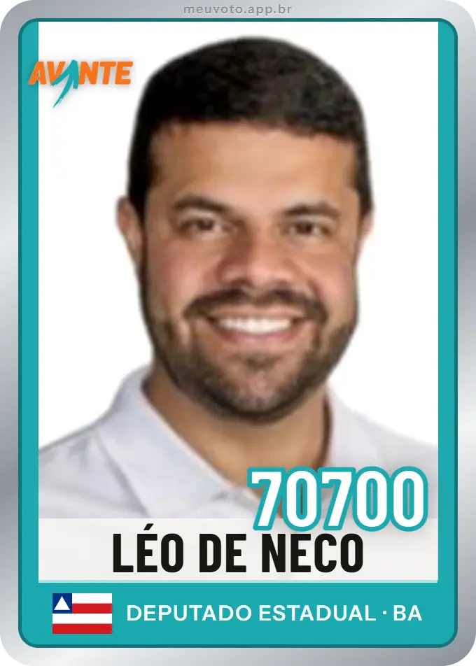 Carta de Léo de Neco, número 70700, Avante
