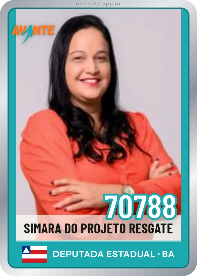 Carta de Simara do Projeto Resgate, número 70788, Avante