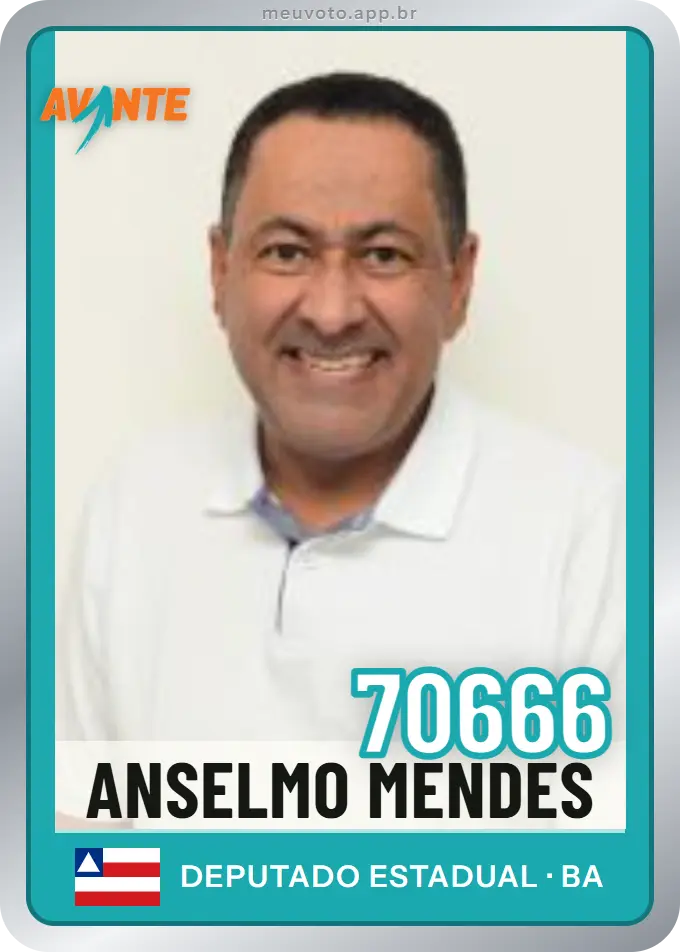 Carta de Anselmo Mendes, número 70666, Avante