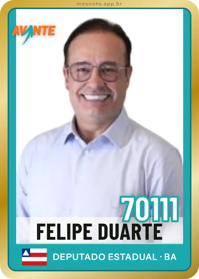 Carta de Felipe Duarte, número 70111, Avante