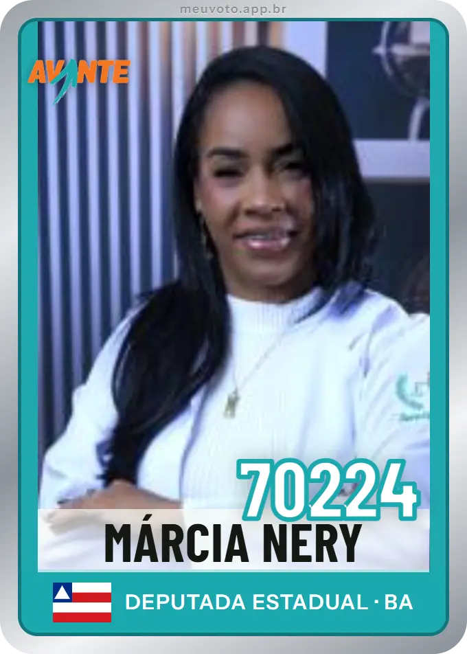 Carta de Márcia Nery, número 70224, Avante