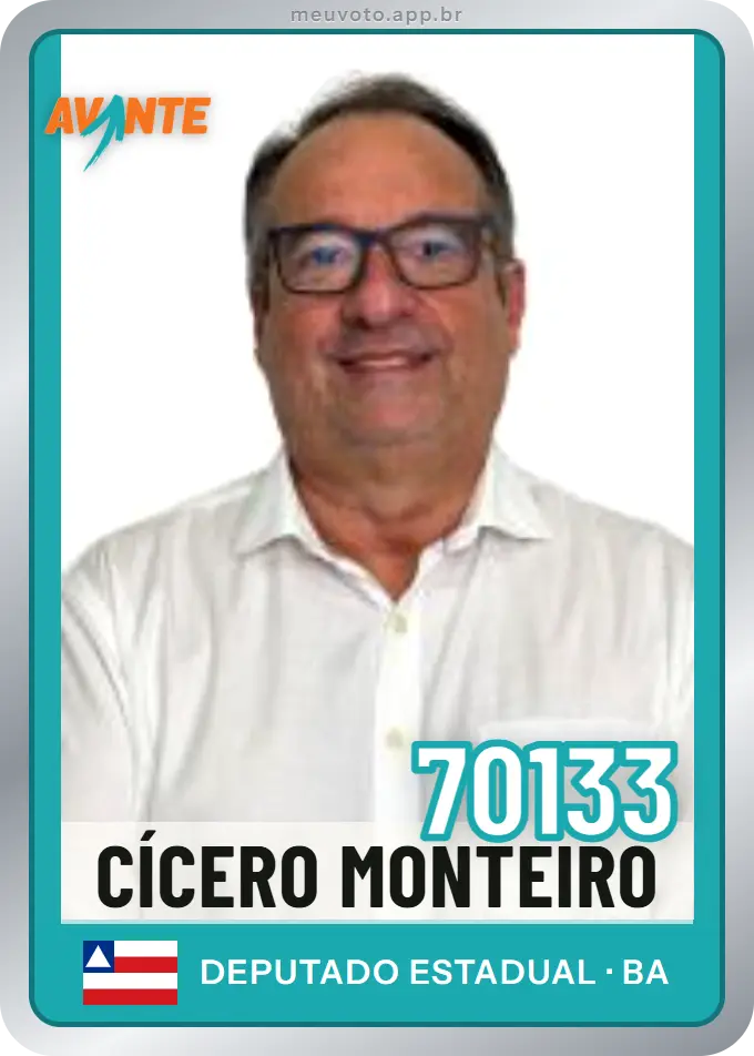 Carta de Cícero Monteiro, número 70133, Avante