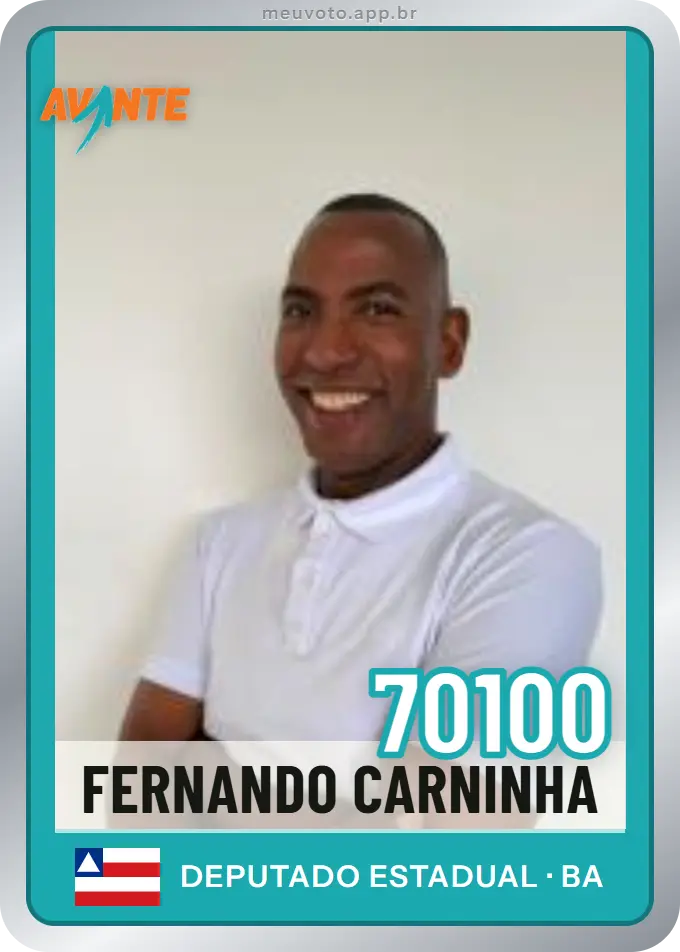 Carta de Fernando Carninha, número 70100, Avante
