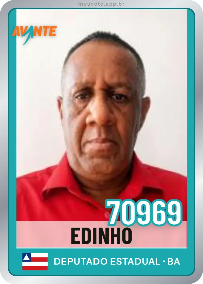 Carta de Edinho, número 70969, Avante
