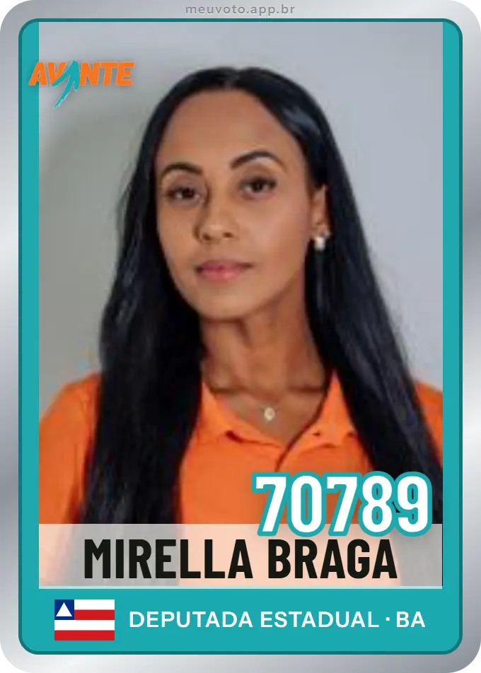 Carta de Mirella Braga, número 70789, Avante